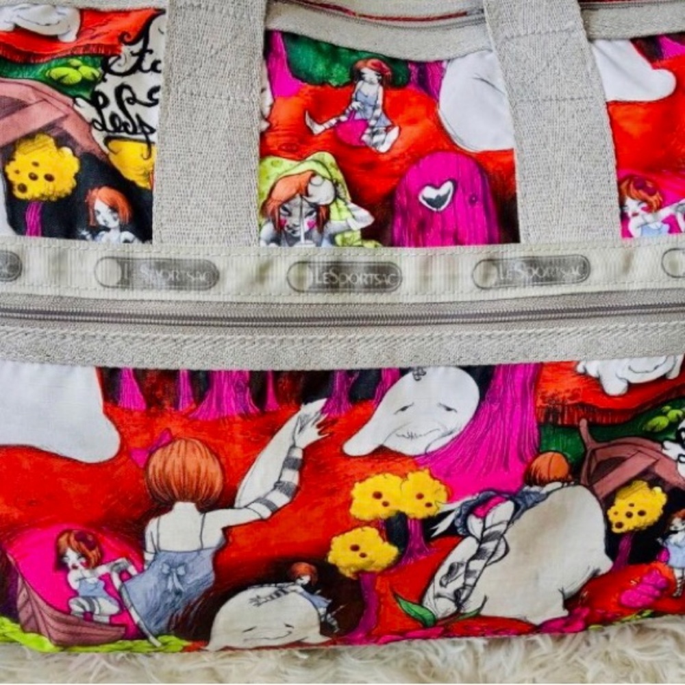 Limited Edition LeSportsac Graffiti Artist FAFI Illustrated Duffel